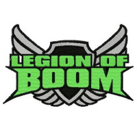 Parche bordado Legion of Boom 10cm x 6cm