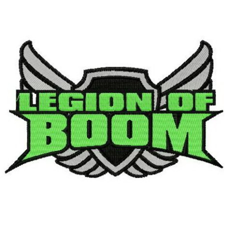 Parche bordado Legion of Boom 10cm x 6cm
