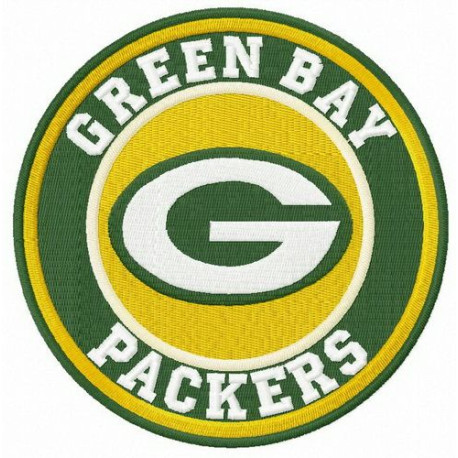 Parche bordado Green Bay Packers 8cm 