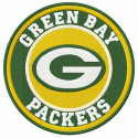 Parche bordado Green Bay Packers 8cm 