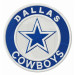Parche bordado Dallas Cowboys 8cm 