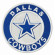 Embroidery patch Dallas Cowboys 8cm 