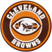 Parche bordado Cleveland Browns 8cm 
