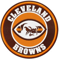 Embroidery patch Cleveland Browns 8cm 