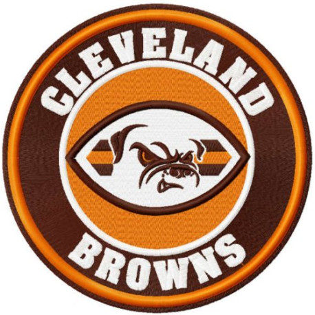 Embroidery patch Cleveland Browns 8cm 