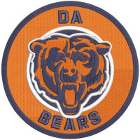 Embroidery patch Chicago Bears 8cm 