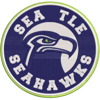 Parche bordado Seattle Seahawks 8cm 