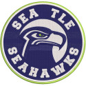 Embroidery patch Seattle Seahawks 8cm 