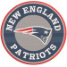 Parche bordado New England Patriots 8cm 