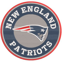 Parche bordado New England Patriots 8cm 