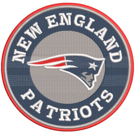 Embroidery patch New England Patriots 8cm 