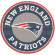Parche bordado New England Patriots 8cm 