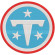 Parche bordado Tennessee Titans 2026 8cm 