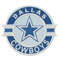 Parche bordado Dallas Cowboys 8cm
