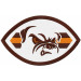 Embroidery patch Cleveland Browns 7,5cm x 4,5cm