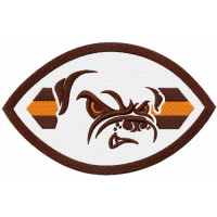 Embroidery patch Cleveland Browns 7,5cm x 4,5cm