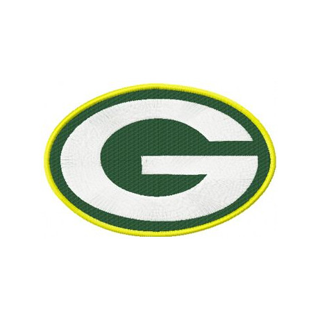 Parche bordado Green Bay Packers 7,5cm x 4,5cm