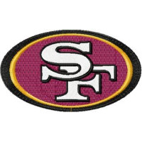 Embroidery patch 49ers de San Francisco 7,5cm x 4,5cm