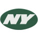 Parche bordado New York Jets 7,5cm x 4,5cm