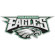 Embroidery patch Philadelphia Eagles 10cm x 4cm