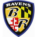 Embroidery patch Baltimore Ravens 9cm x 10cm