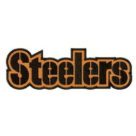 Parche bordado Pittsburgh Steelers 10cm x 3cm