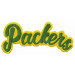 Parche bordado Packers 8cm x 3,5cm