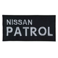 Parche bordado NISSAN PATROL 12cm x 5,5cm