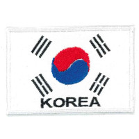 Parche bordado KOREA 7CM x 5CM