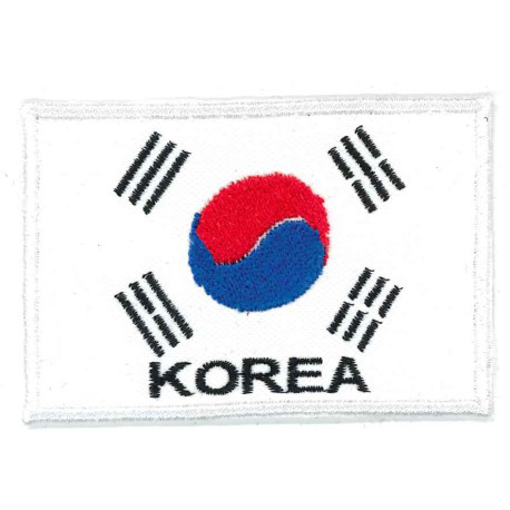 Embroidery patch KOREA 7CM x 5CM