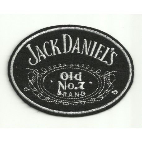 Parche bordado JACK DANIELS 10cm X 7,5cm