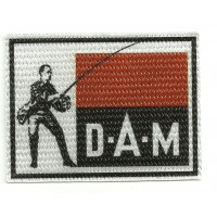 Textile patch D.A.M. 9cm x 6.5cm