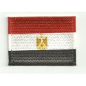 Parche bordado y textil BANDERA EGIPTO 7CM x 5CM