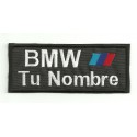 Embroidery Patch BMW MOTORSPORT CON TU NOMBRE 10cm X 4cm