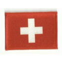 Patch embroidery and textile FLAG SWITZERLAND 7cm x 5cm