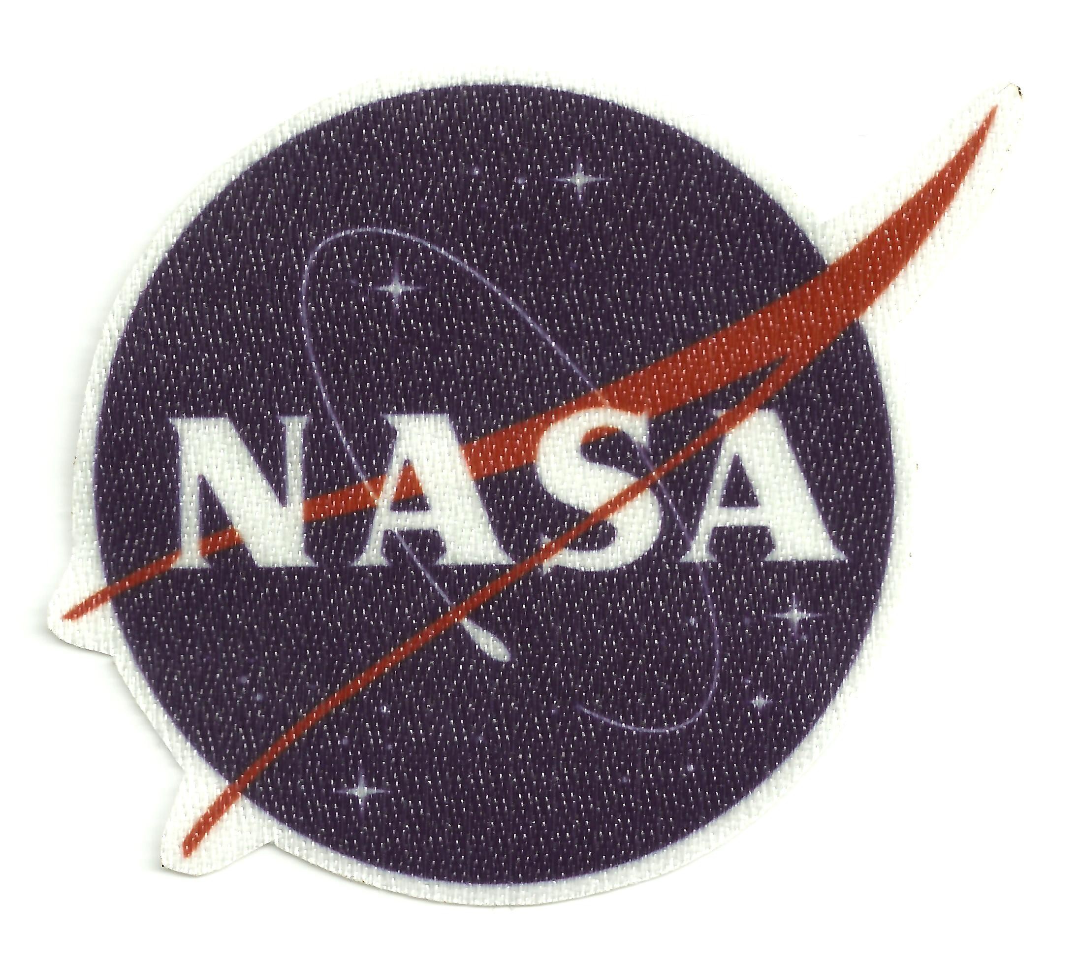 Parche NASA negro y blanco