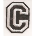 Patch embroidery LETTER C 5cm high