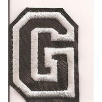 Patch embroidery LETTER G 5cm high