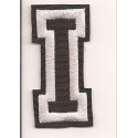 Patch embroidery LETTER I 5cm high