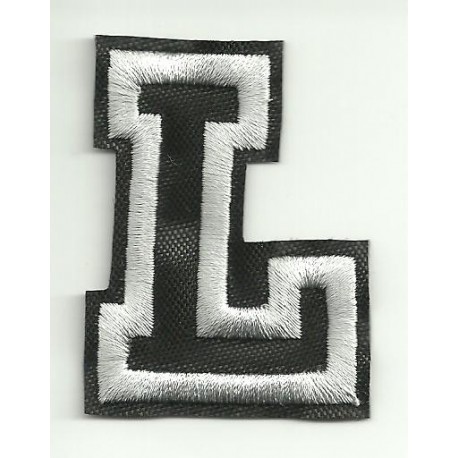 Patch embroidery LETTER L 5cm high