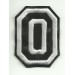 Patch embroidery LETTER O 5cm high