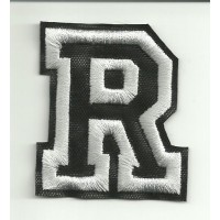 Patch embroidery LETTER R 5cm high